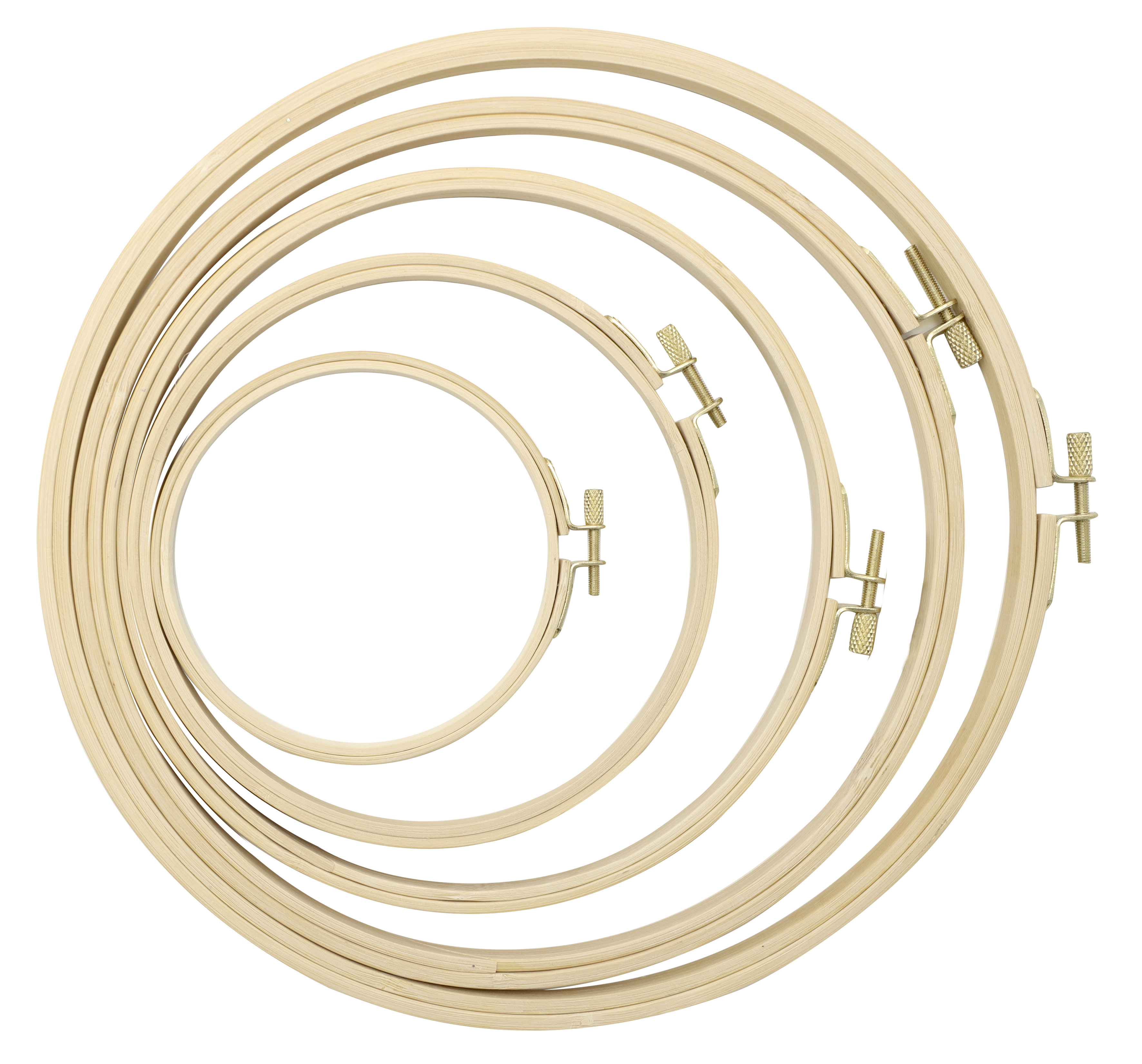 78501 Embroidery Hoops, Bamboo