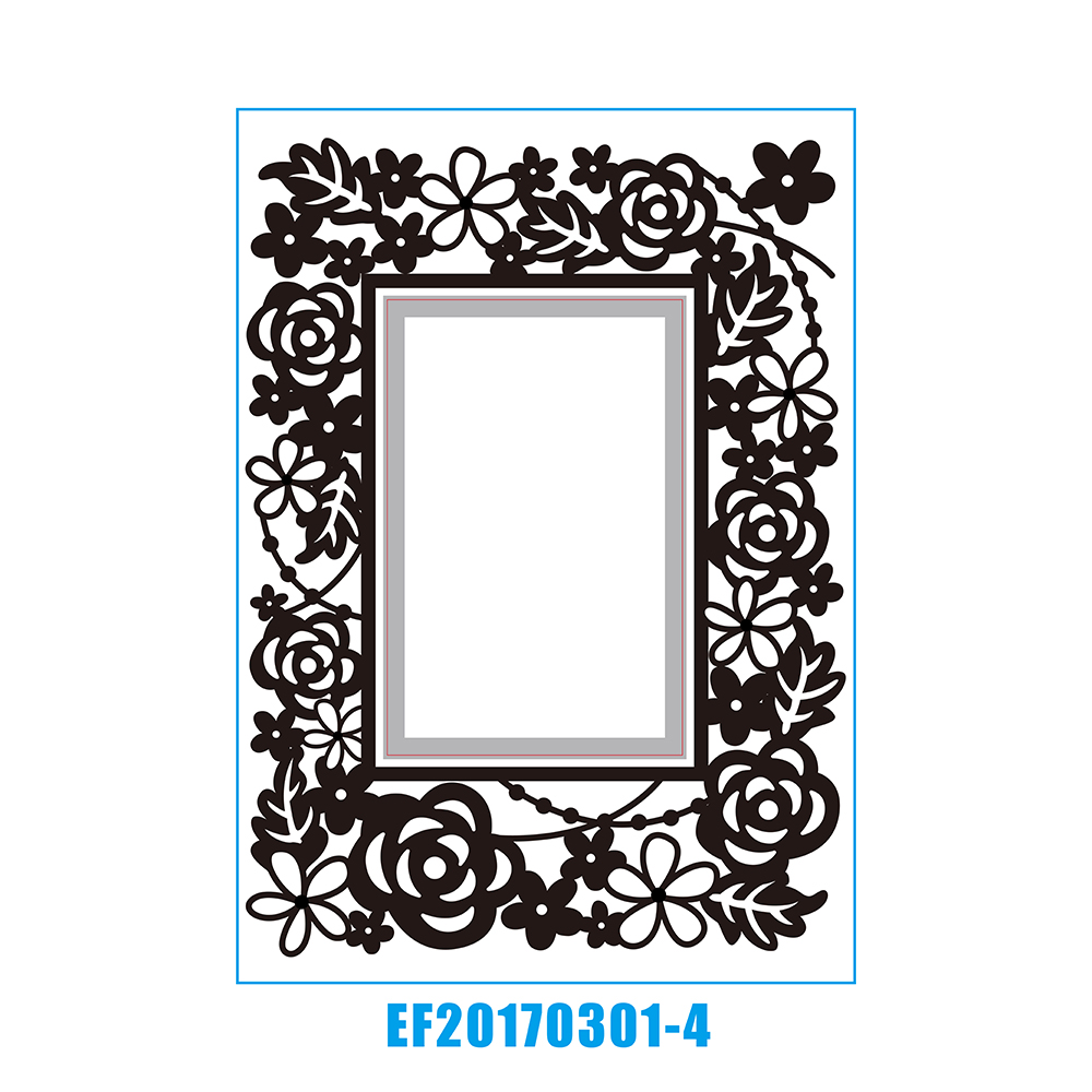 EF20170301-4 106*150mm Plastic Embossing Folder
