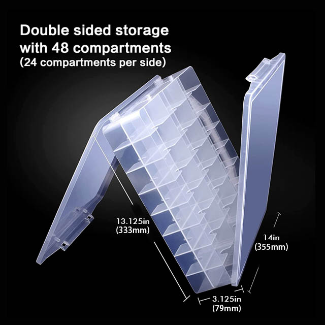 29644 Double Sided Storage Organizer Case