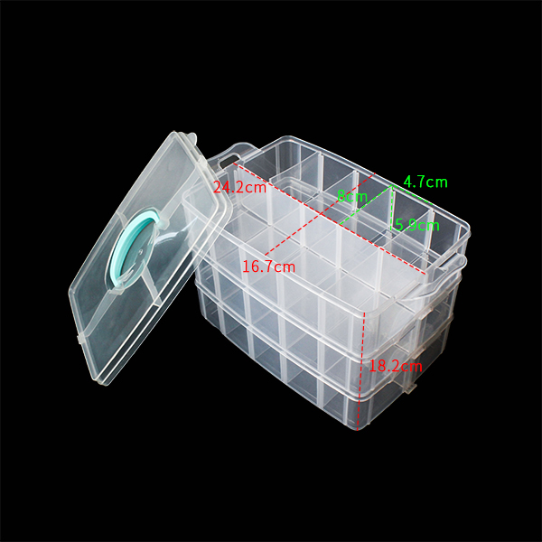 21875 Plastic Storage Snap Box 