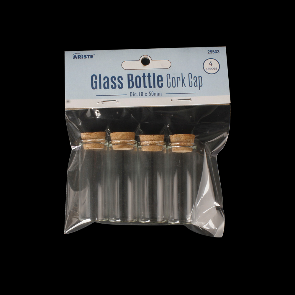 29533 Cork Cap Glass Bottle