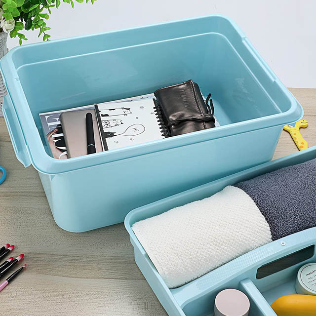 29650 Stack Carry Storage Box with Divided Tray