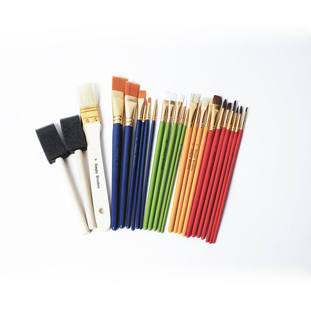 21345 Craft Paint Brushes Starter Kit 