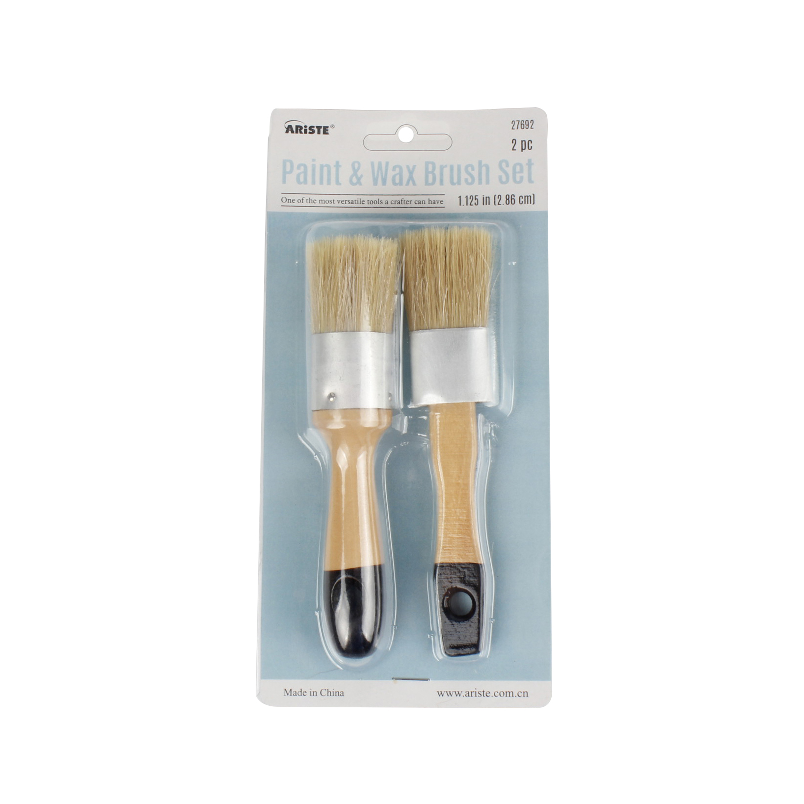 27692 paint and wax brush set 2 pc
