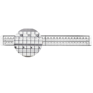21494H Craft Ruler with Metal Edge & Sittch Holes